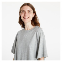 Šaty Nike W NSW Essentials SS Dress Grey Heather/ White