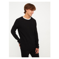 LC Waikiki Crew Neck Long Sleeve Thin Men's Knitwear Sweater