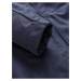 Tmavě modrý dámský softshellový kabát s kapucí ALPINE PRO IBORA