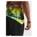 Zeleno-černé pánské vzorované plavky O'Neill HYPERFREAK PRO BLOCK 20'' BOARDSHORTS