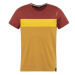 Chillaz Color Block triko KR pánské červená/žlutá/hnědá