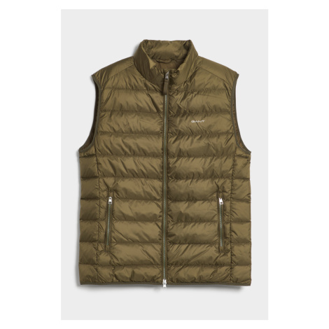 VESTA GANT LIGHT DOWN GILET JUNIPER GREEN