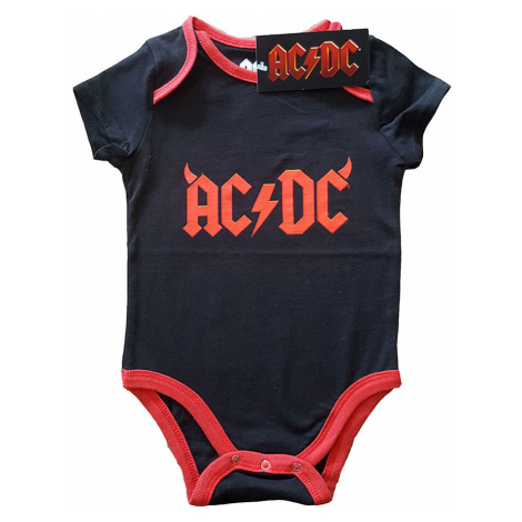 AC/DC kojenecké body tričko, Horns Black, dětské RockOff