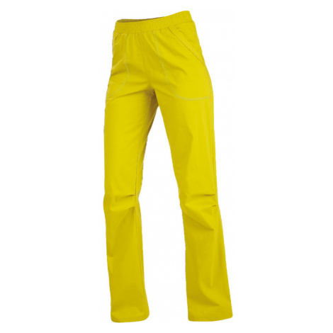LITEX 99584 Kalhoty dámské dlouhé do pasu žlutozelená