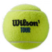 Wilson TOUR PREMIER ALL COURT Tenisové míčky, reflexní neon, velikost