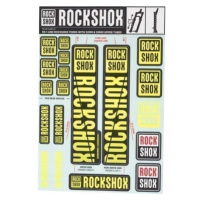 Cyklistické samolepky Rockshox Decal Kit 35Mm Dc Ne01 Yellow