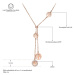 Victoria Filippi Stainless Steel Ocelový náhrdelník se zirkony Francisca Gold - strom života NHN