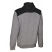 Mikina Select Oxford Zip Hoodie U T26-01811 šedá/černá mikina