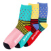 Unisex ponožky Meatfly Stripes Dot