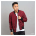 Urban Classics 2-Tone Bomber Jacket burgundy