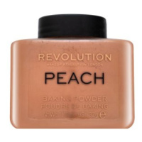 Makeup Revolution Baking Powder Peach pudr pro sjednocenou a rozjasněnou pleť 32 g