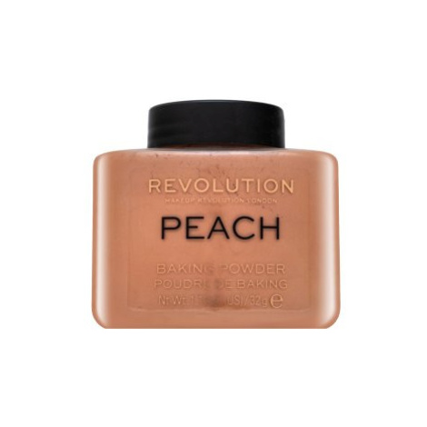 Makeup Revolution Baking Powder Peach pudr pro sjednocenou a rozjasněnou pleť 32 g