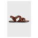 Kožené sandály Vagabond Shoemakers TIA 2.0 dámské, hnědá barva, 5531-201-27