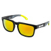 Meatfly sluneční brýle Memphis Lime Stripes | Černá