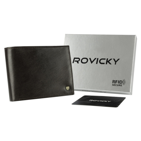 Klasická kožená pánská peněženka Rovicky