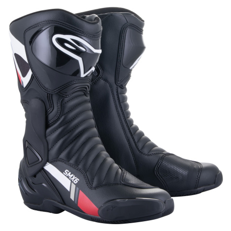 ALPINESTARS S-MX 6 boty (černá/bílá/šedá/červená