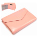 Růžová dámská peněženka kožená