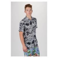 Shirt - TOMMY HILFIGER HAWAIIAN PRINT SHIRT S/S white-black