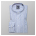 Pánská košile klasická bílý pruhovaný vzor 11169