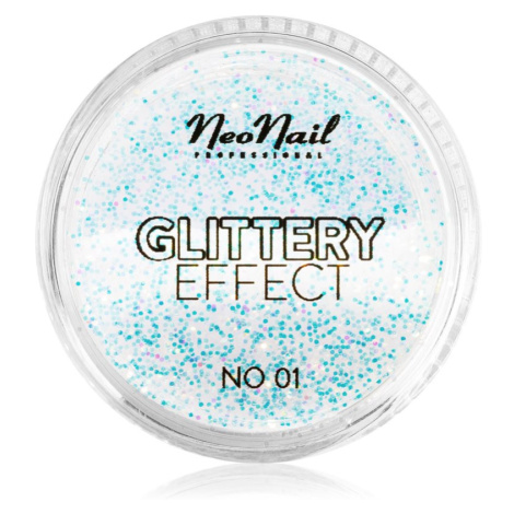 NeoNail Glittery Effect No. 01 třpytivý prášek na nehty 2 g
