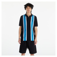 Tričko FRED PERRY Woven Mesh Relaxed Polo Black