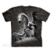 Pánské batikované triko The Mountain - Black Dragon - černé