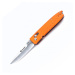 Zavírací nůž G746 Ganzo® – Stříbrná čepel – Satin, Oranžová