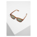 Brýle Urban Classics Sunglasses Sunrise UC - brown leo/green