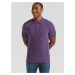 Iconic Polo Friut of the Loom Purple Men's T-shirt