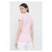 Polo tričko Ralph Lauren růžová barva, s límečkem, 211870245013