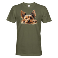 Pánské tričko s potiskem Jorkšírsky teriér -  tričko pro milovníky psů