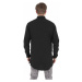 Urban Classics Side-Zip Long Checked Flanell Shirt blk/blk