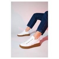 LuviShoes LIEZ White Women's Sports Sneakers