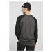 Raglan Contrast LS - charcoal/black