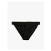 Koton Bikini spodní díl vyšívaný normální pas matná látka