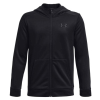 Under Armour ARMOUR FLEECE Chlapecká mikina, černá, velikost