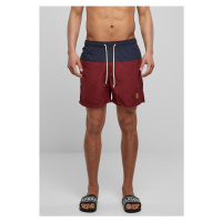 Block Swim Shorts nvy/burgundy