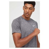 Tréninkové tričko Nike šedá barva