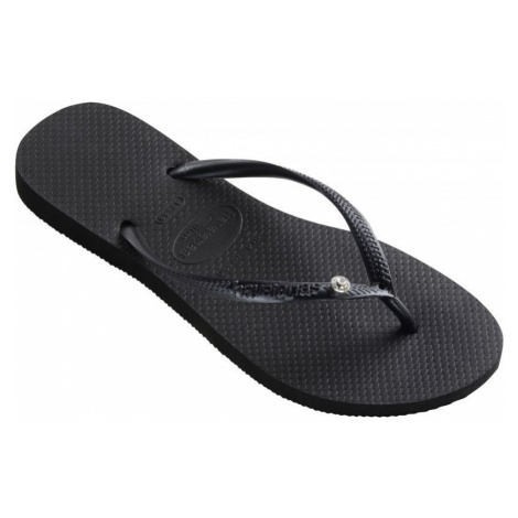 ŽABKY HAVAIANAS SLIM CRYSTAL GLAMOUR WMS - černá