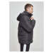 Pánská zimní bunda // Urban Classics Pull Over Puffer Jacket black