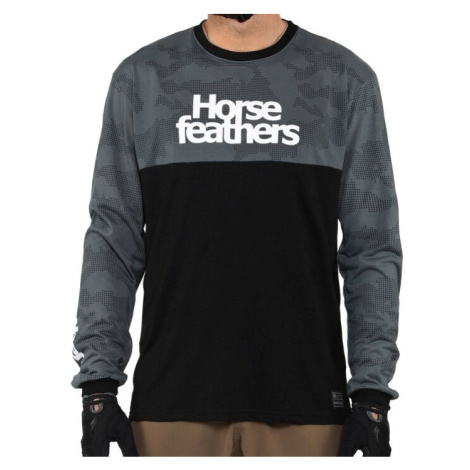 Bike tričko Horsefeathers Fury LS digital/white