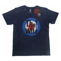 The Who tričko, Target Logo Snow Washed Blue, pánské