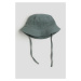 H & M - Cotton muslin bucket hat - zelená