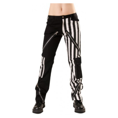 kalhoty pánské Black Pistol - Freak Pants Stripe Black/White - B-1-21-319-01