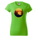 DOBRÝ TRIKO Dámské tričko s potiskem Cestování Barva: Petrolejová