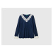 Benetton, Top With Lace Detail