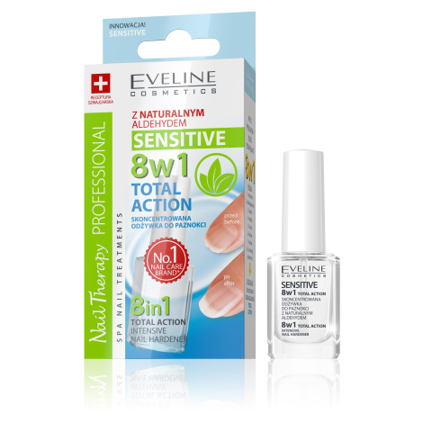 Eveline SPA Sensitiv Nail Total 8v1 12 ml EVELINE Cosmetics