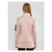 FUNDANGO-Antila Fleece Jacket-339-soft pink melange Růžová