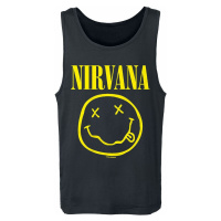 Nirvana Smiley Tank top černá