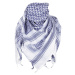 Šátek palestina s třásněmi MFH® – Modrá / bílá